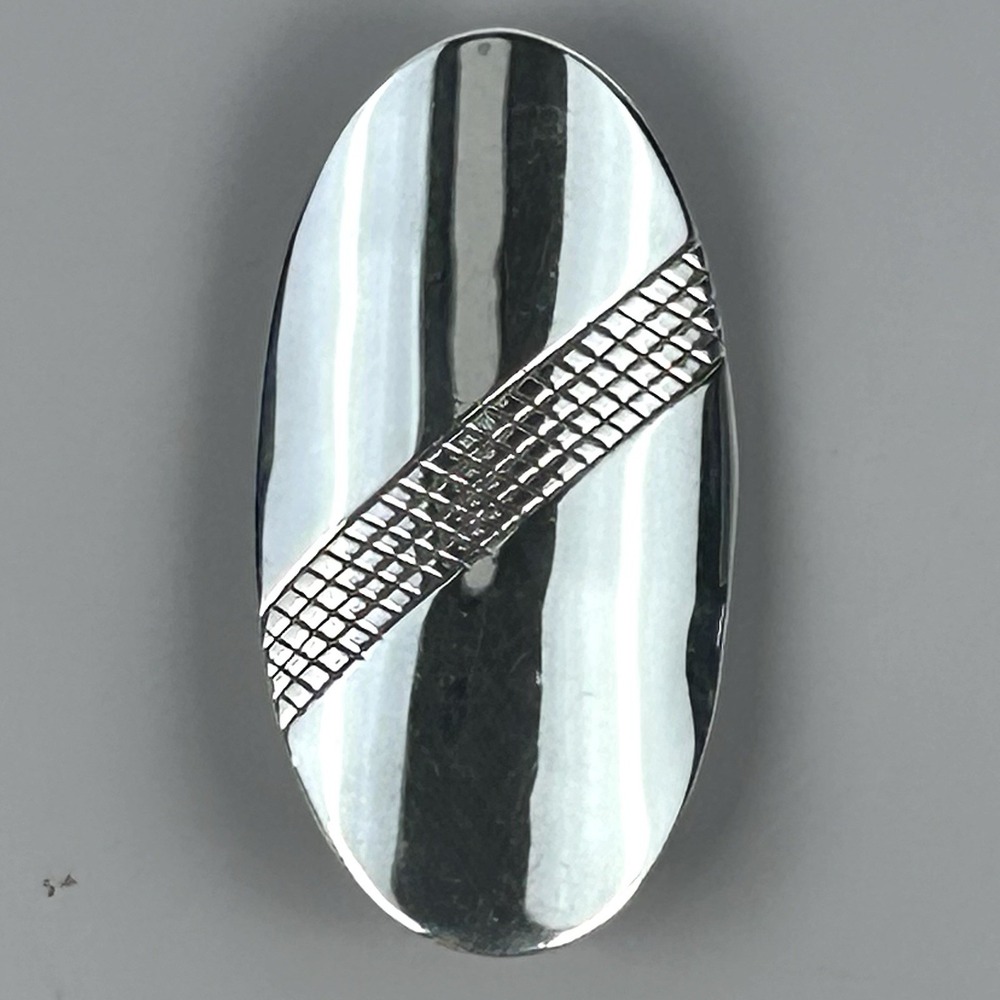 Lowell Draper Navajo Sterling Silver Modernist Bolo Tie Slide LD 17.25g